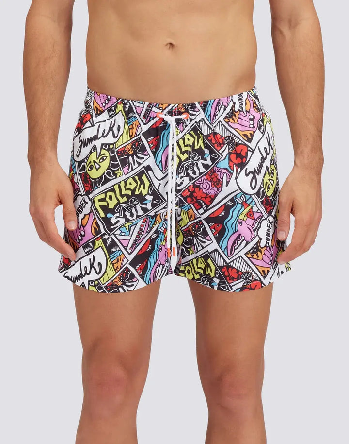 MEN BOARDSHORT ELASTIC WAIST REPREVE® IMPRESSION BD - BeachLife Concept