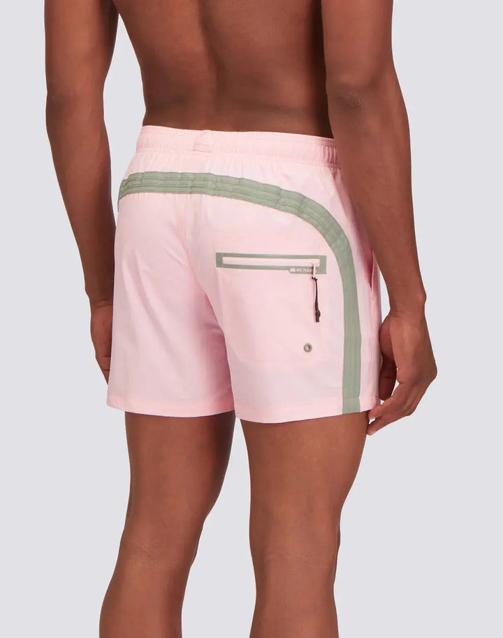 MEN BOARDSHORT TAILLE ELASTIQUE QUARTZ PINK - BeachLife Concept