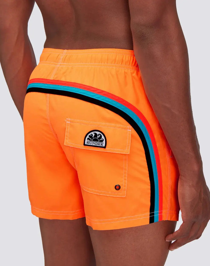 MEN BOARDSHORT TAILLE ELASTIQUE REPREVE® ENERGY FLUO - BeachLife Concept