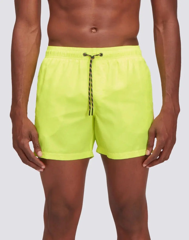 MEN BOARDSHORT TAILLE ELASTIQUE REPREVE® WOW FLUO - BeachLife Concept