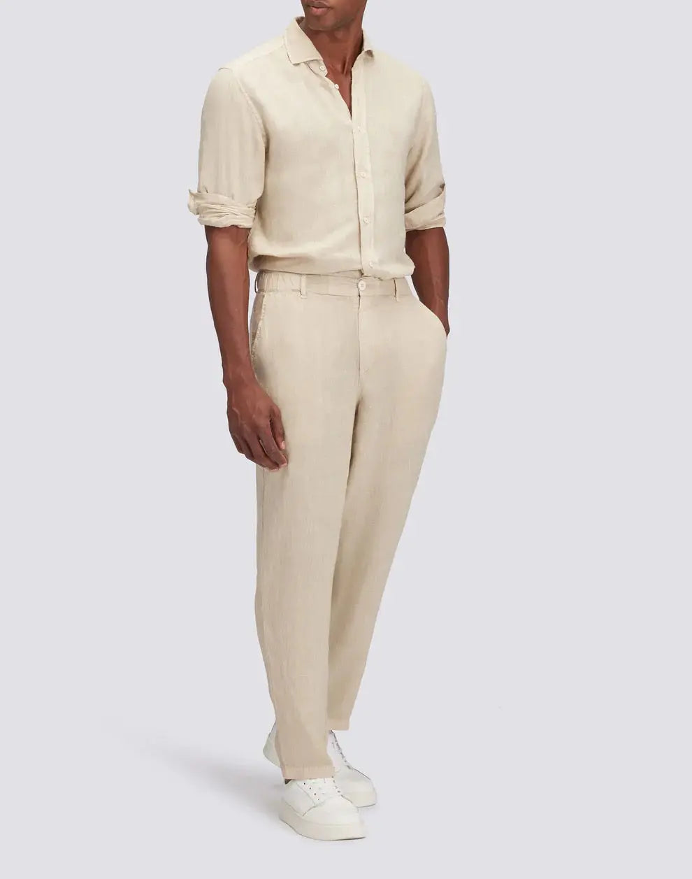 MEN CHEMISE EN LIN SAND - BeachLife Concept