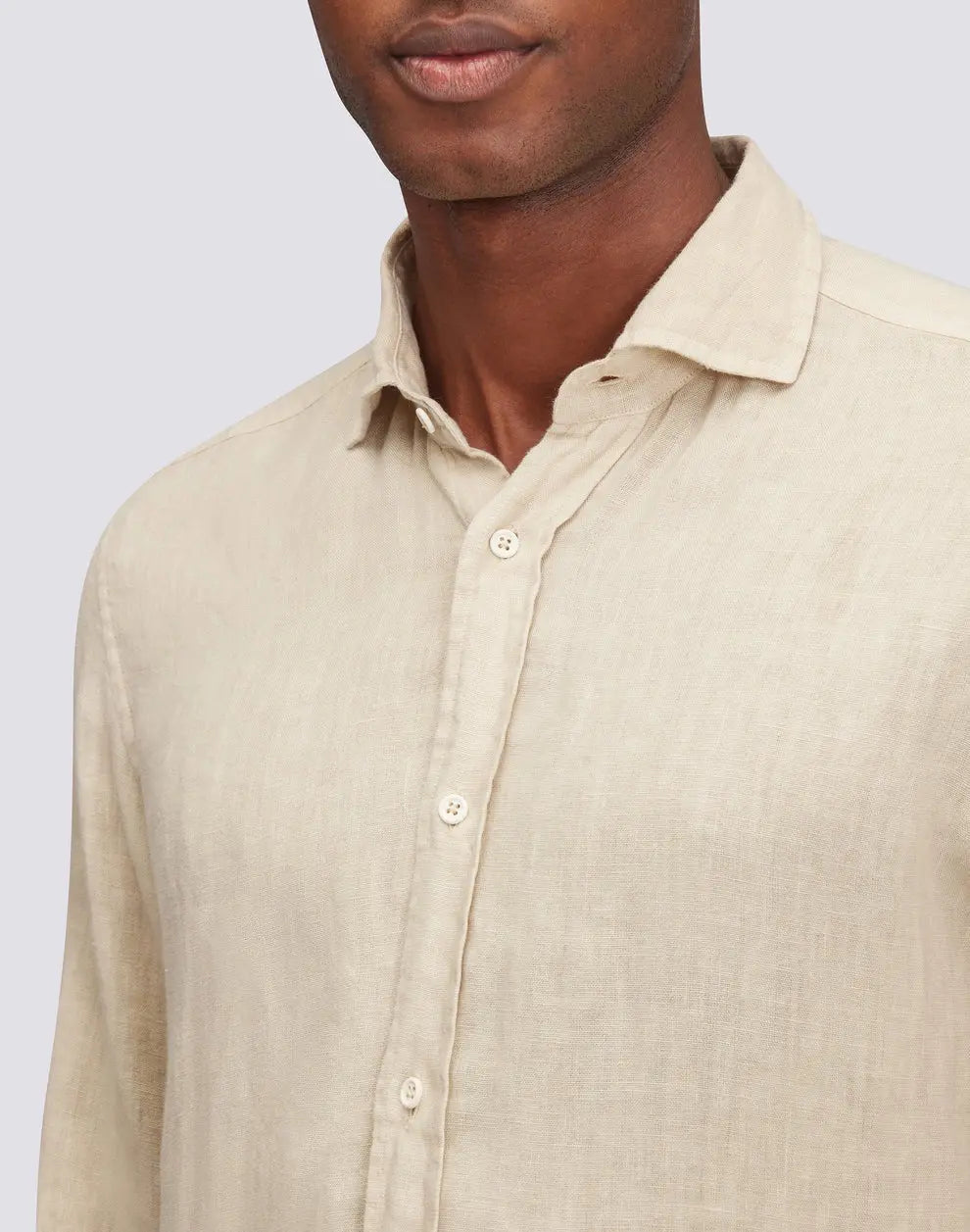 MEN CHEMISE EN LIN SAND - BeachLife Concept