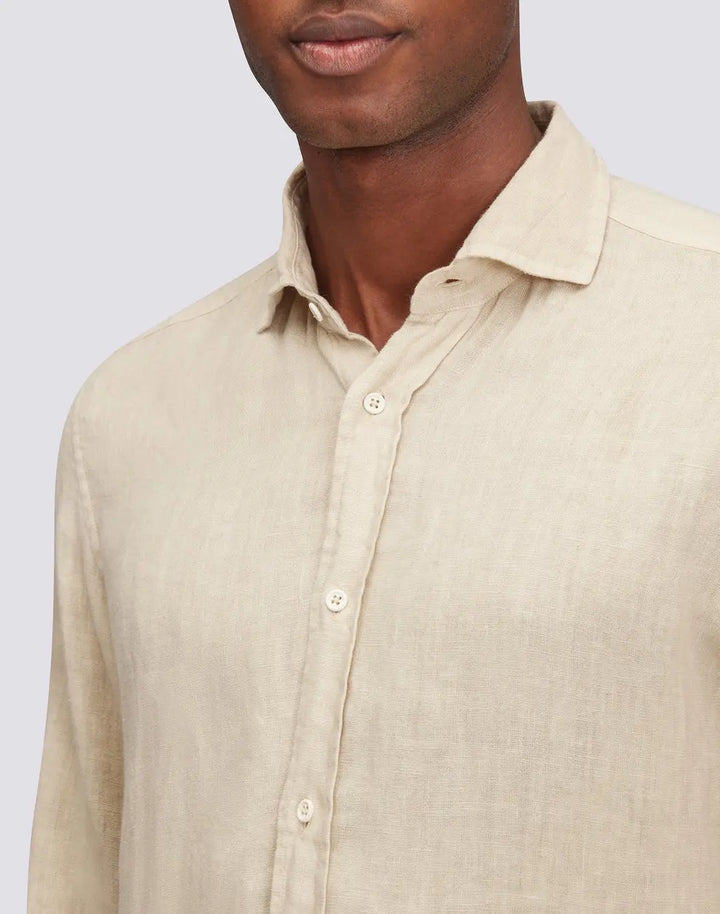 MEN CHEMISE EN LIN SAND - BeachLife Concept