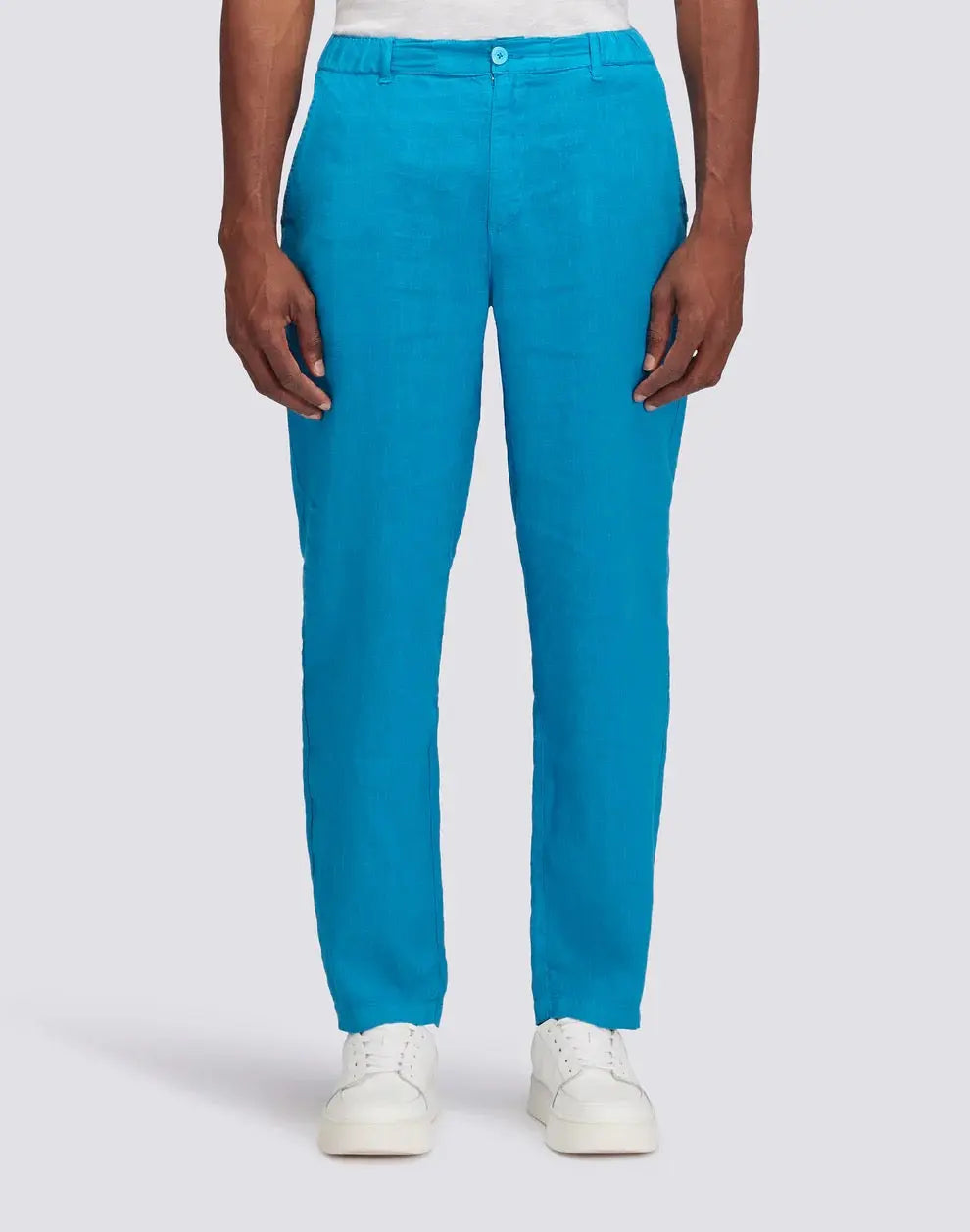 MEN PANTALON EN LIN SEMI EXTENSIBLE - BeachLife Concept