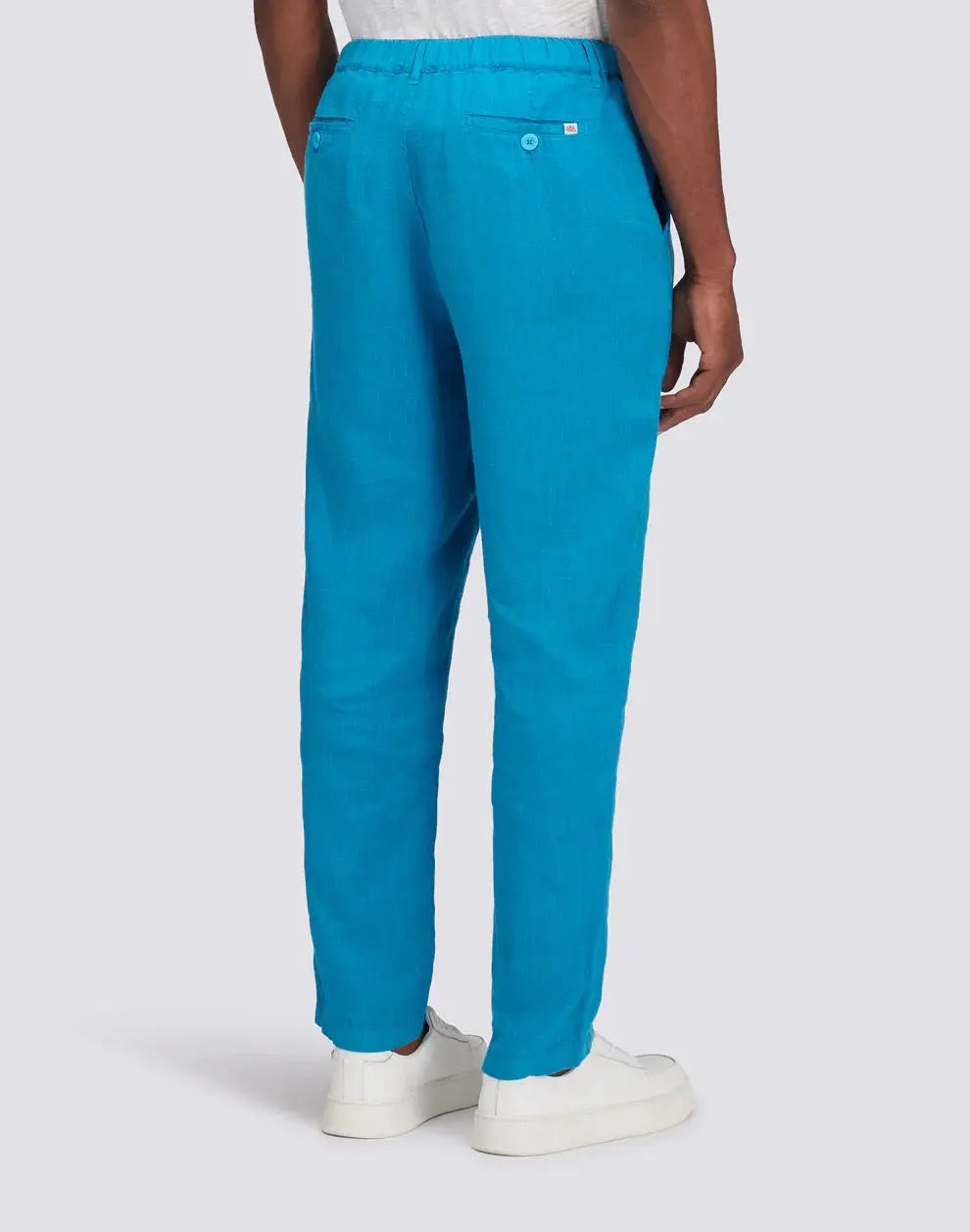 MEN PANTALON EN LIN SEMI EXTENSIBLE - BeachLife Concept