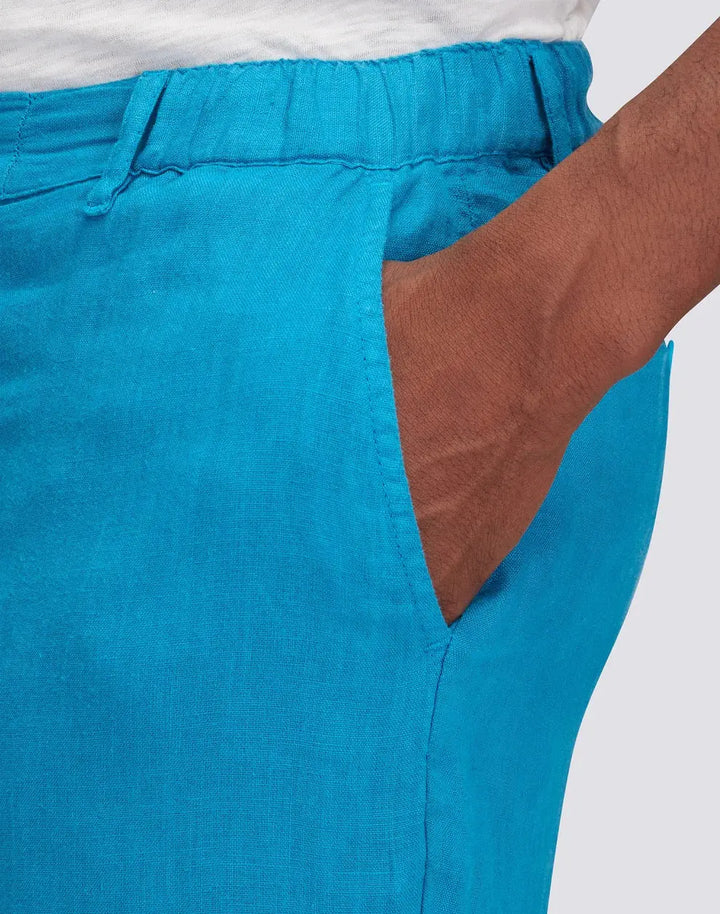 MEN PANTALON EN LIN SEMI EXTENSIBLE - BeachLife Concept