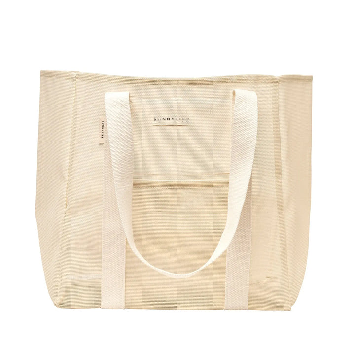 MESH BEACH BAG OYSTER CREAM SUNNYLIFE