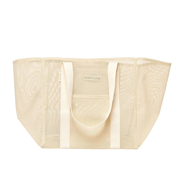 MESH BEACH BAG OYSTER CREAM SUNNYLIFE