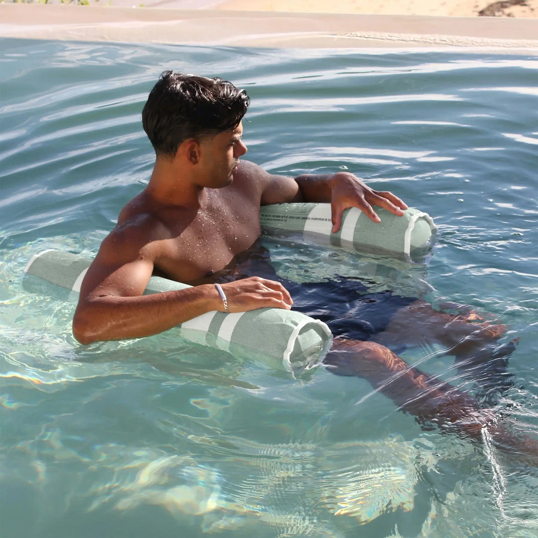 MESH HAMMOCK FLOAT SEAGRASS STRIPE SUNNYLIFE