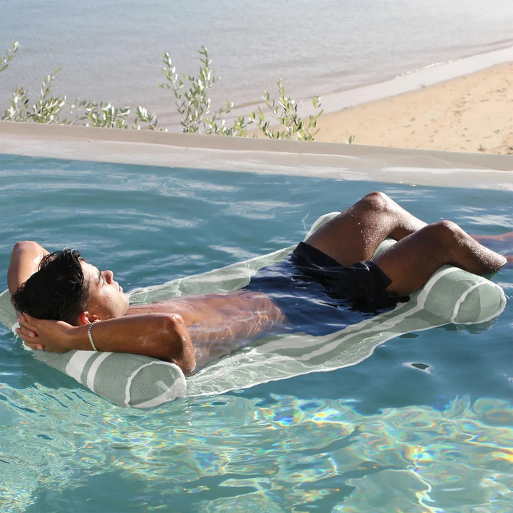 MESH HAMMOCK FLOAT SEAGRASS STRIPE SUNNYLIFE