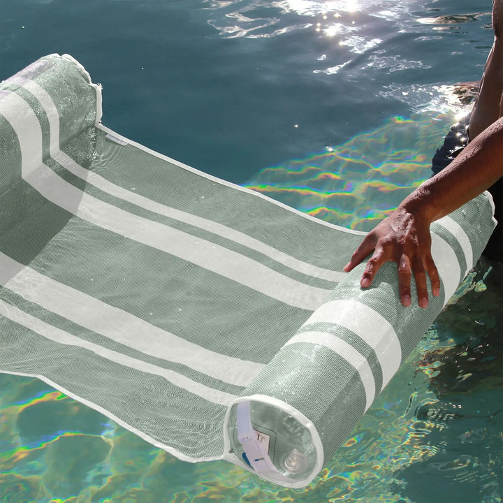 MESH HAMMOCK FLOAT SEAGRASS STRIPE SUNNYLIFE