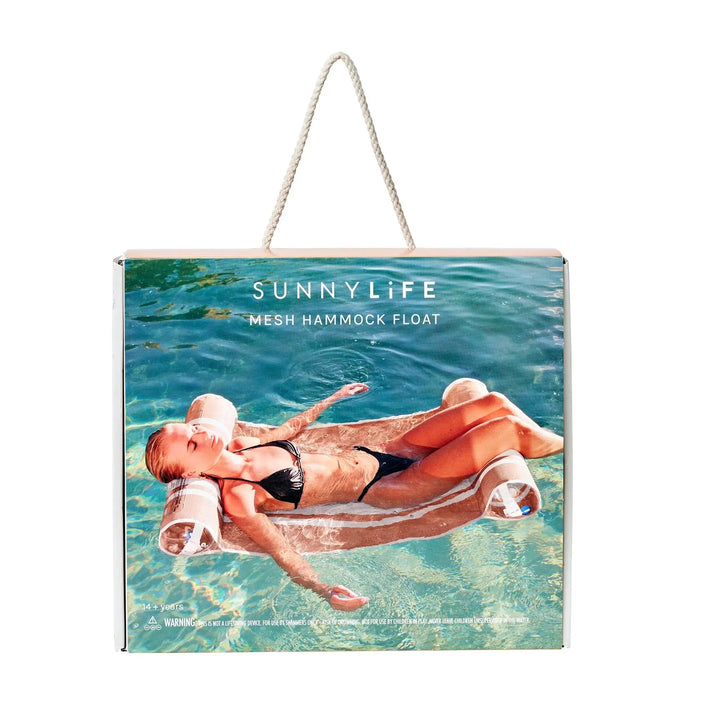 MESH HAMMOCK FLOAT TIERRA CLAY STRIPE SUNNYLIFE