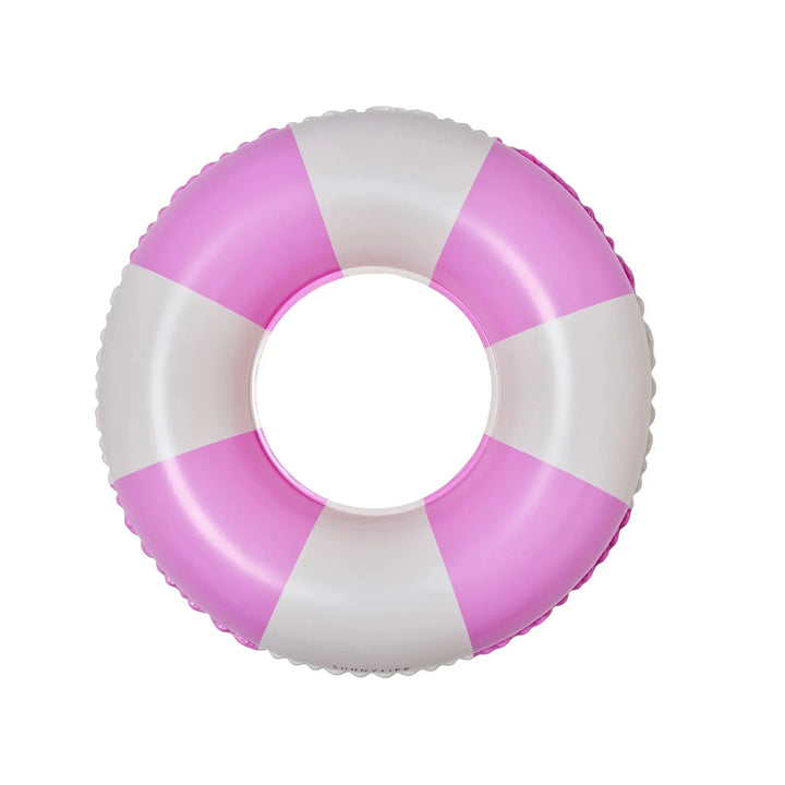 MINI TUBE POOL RING POOL PARTY MAGENTA STRIPE SUNNYLIFE