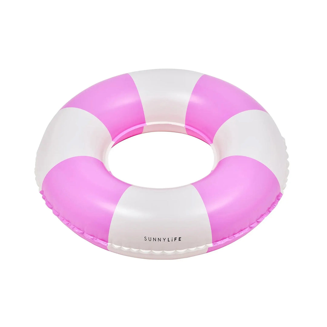 MINI TUBE POOL RING POOL PARTY MAGENTA STRIPE SUNNYLIFE