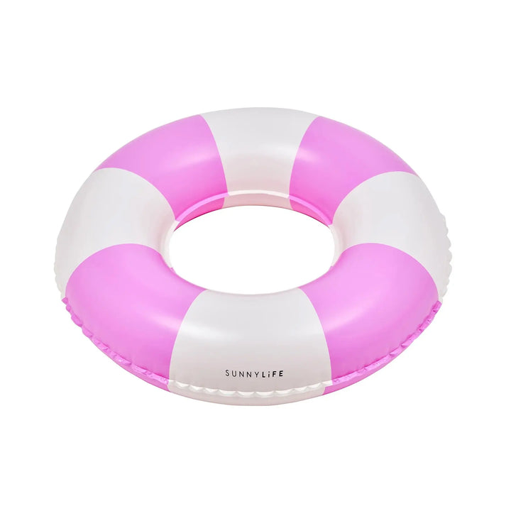 MINI TUBE POOL RING POOL PARTY MAGENTA STRIPE SUNNYLIFE