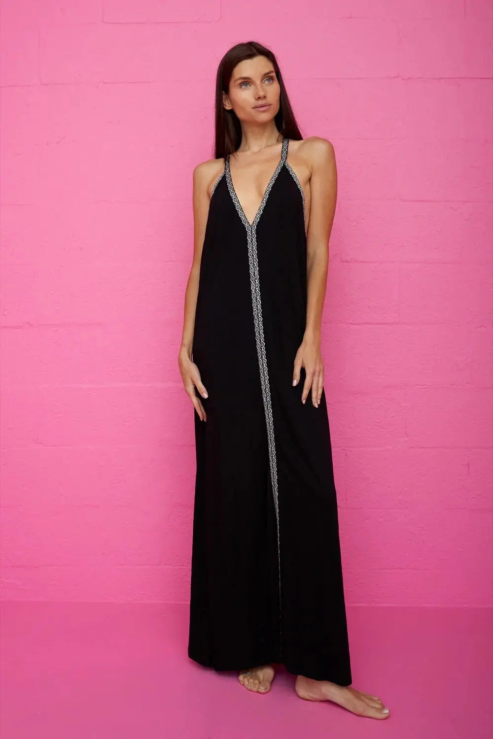 MONOCHROMATIC PIMA SUNDRESS - BeachLife Concept