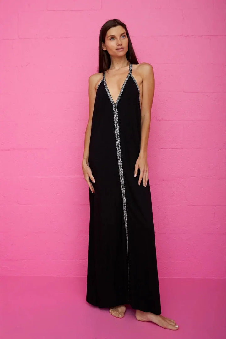MONOCHROMATIC PIMA SUNDRESS - BeachLife Concept