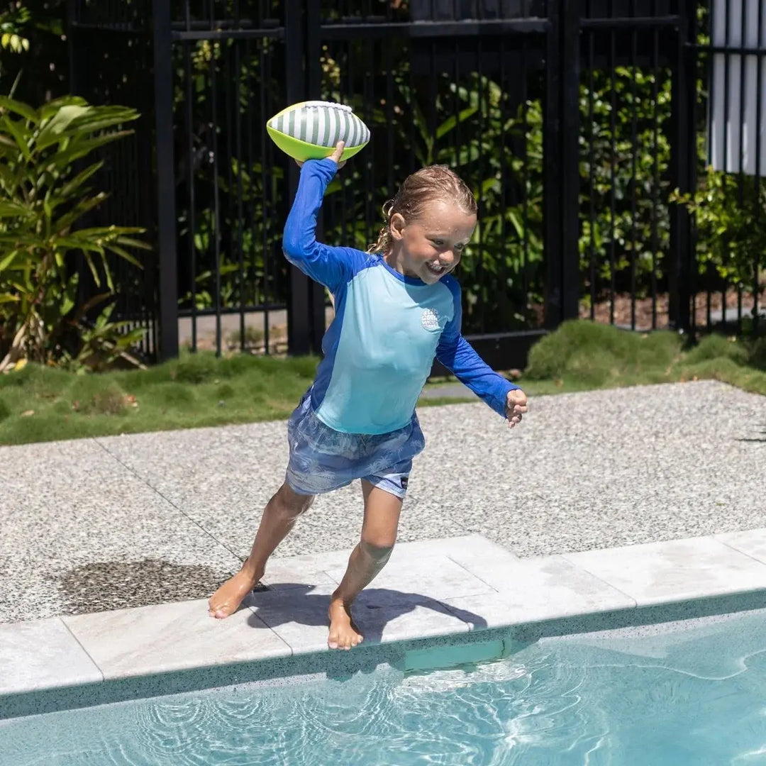NEOPRENE FOOTBALL TIDES OUT CITRUS SUNNYLIFE