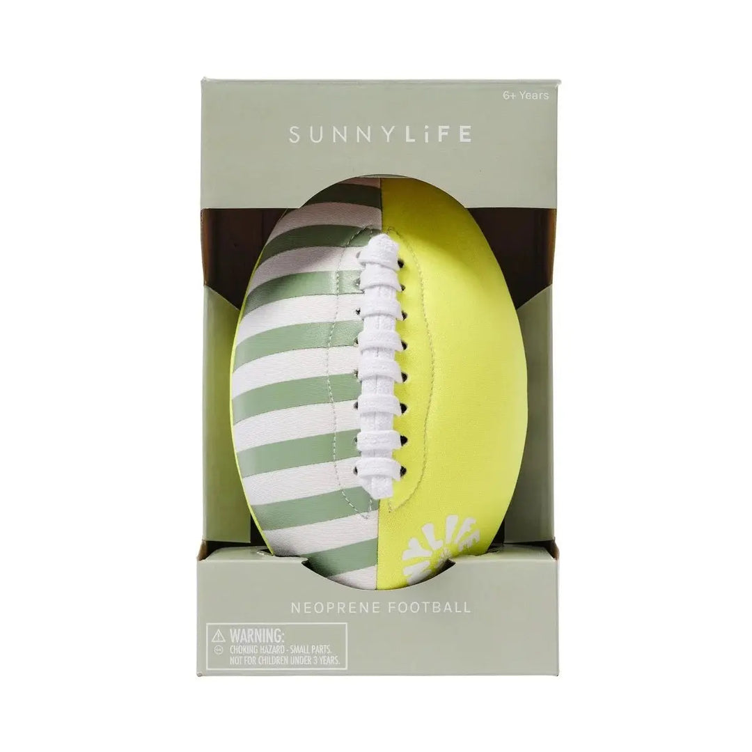 NEOPRENE FOOTBALL TIDES OUT CITRUS SUNNYLIFE