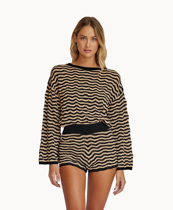 NIGHTFALL PALMER TOP - BeachLife Concept