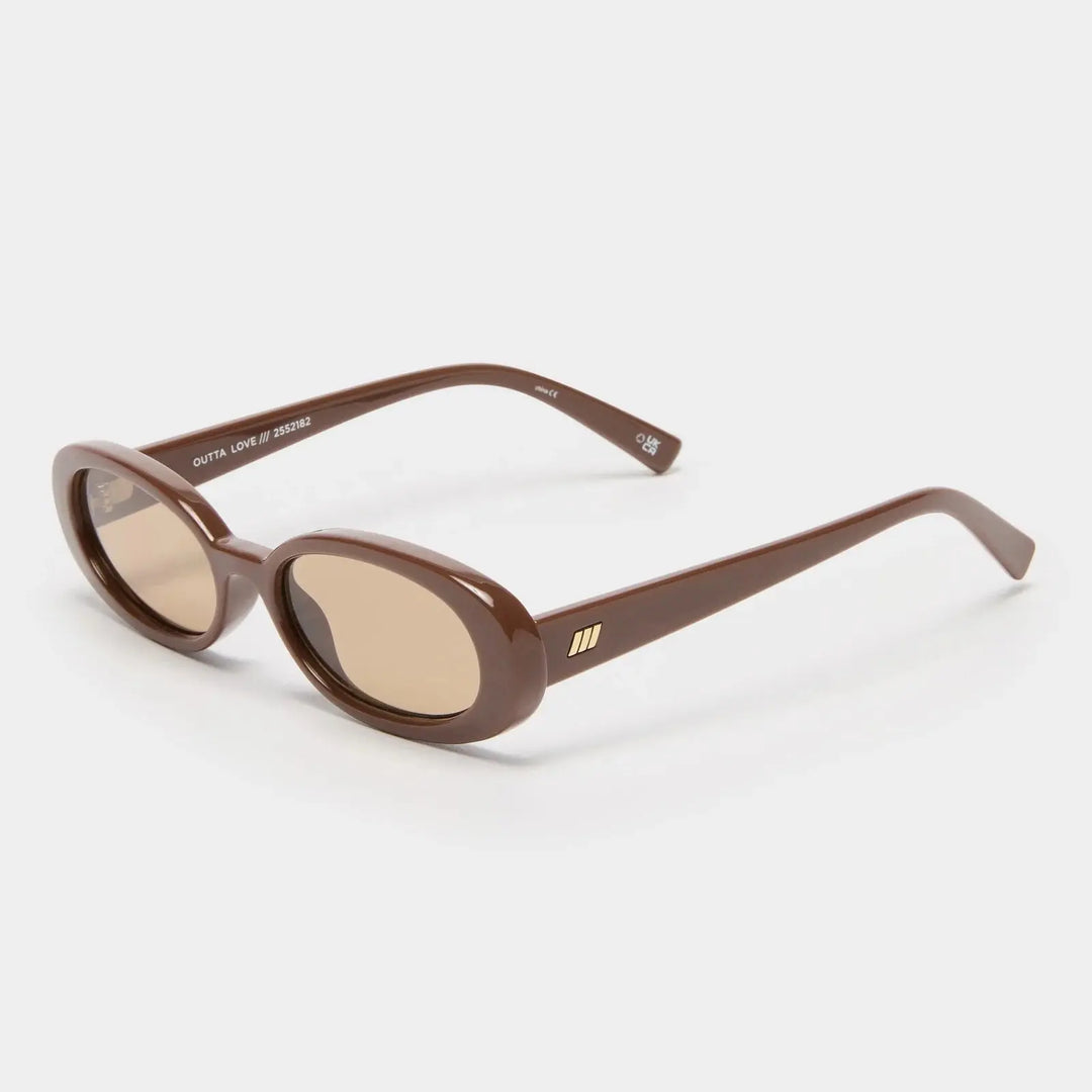 OUTTA LOVE COCOA SUNGLASSES LE SPECS