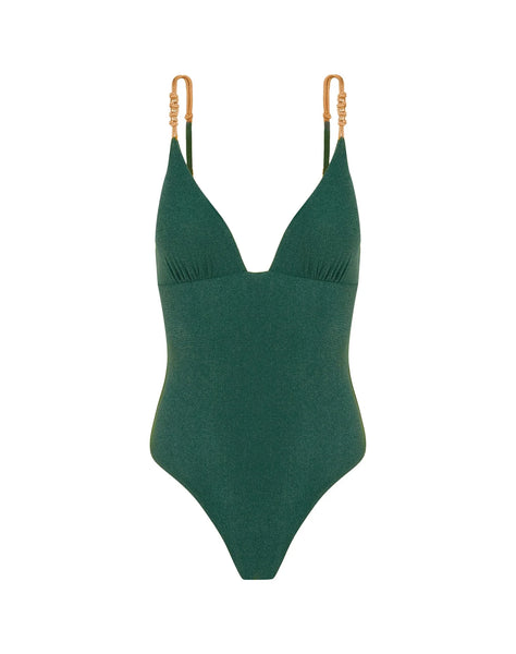 SOLID PAIGE CLAIRE 1PC BR GREEN