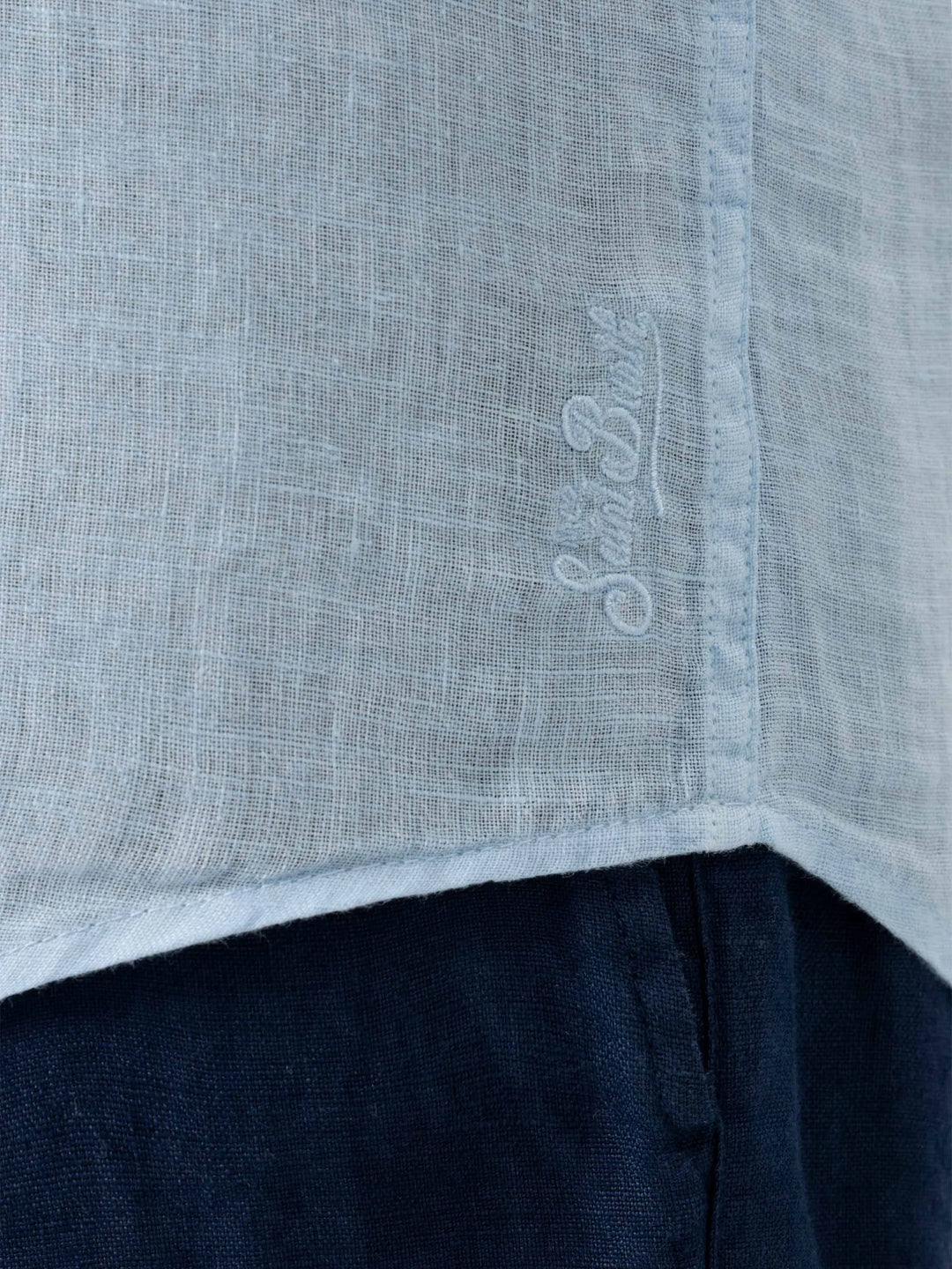 PAMPLONA MEN CLASSIC SHIRT LINEN MC2 SAINT BARTH