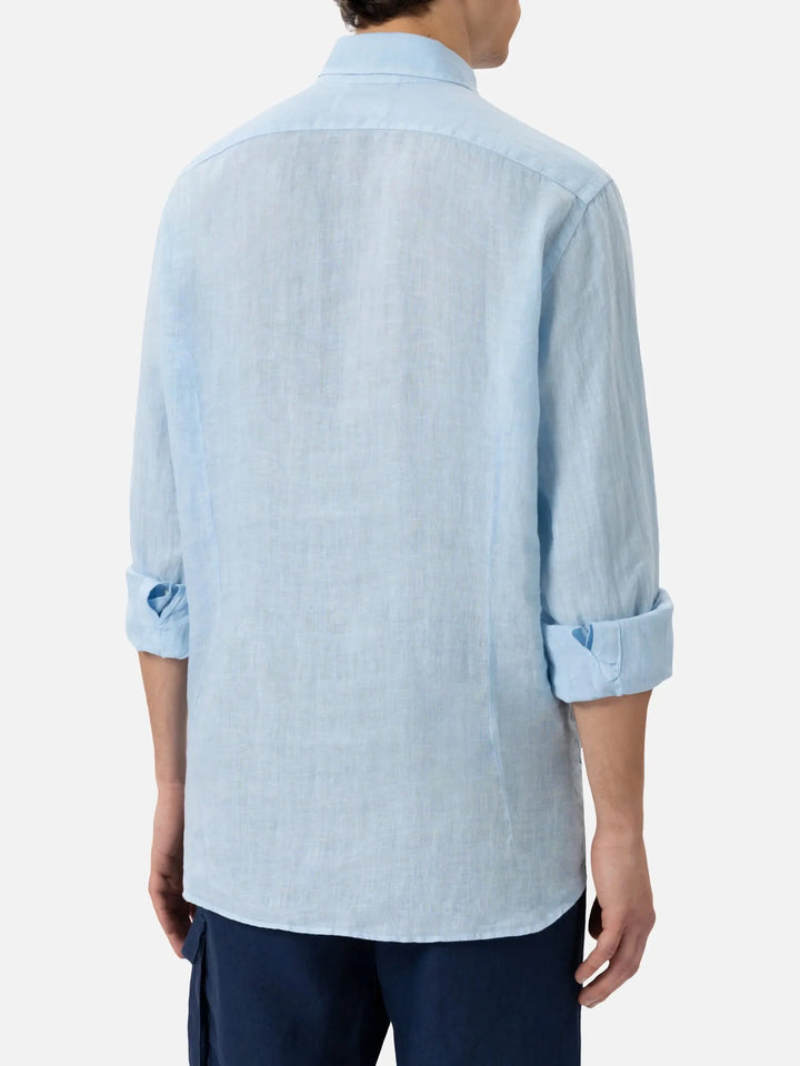 PAMPLONA MEN CLASSIC SHIRT LINEN MC2 SAINT BARTH