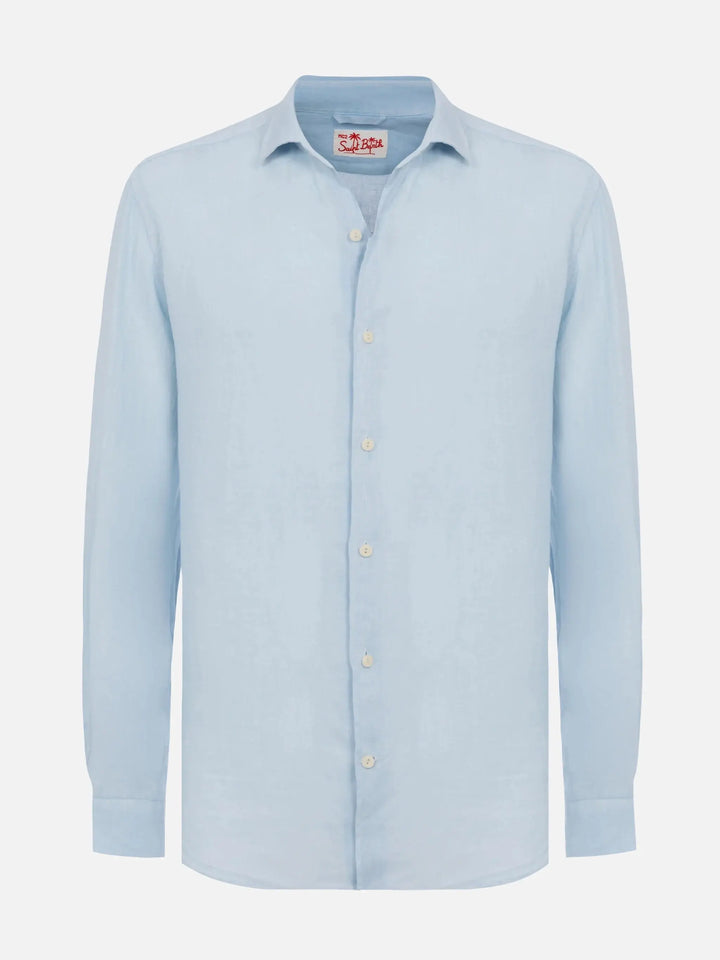 PAMPLONA MEN CLASSIC SHIRT LINEN MC2 SAINT BARTH