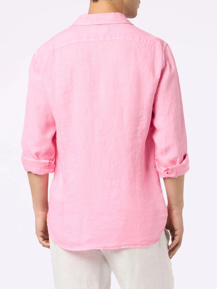 PAMPLONA MEN CLASSIC SHIRT LINEN MC2 SAINT BARTH