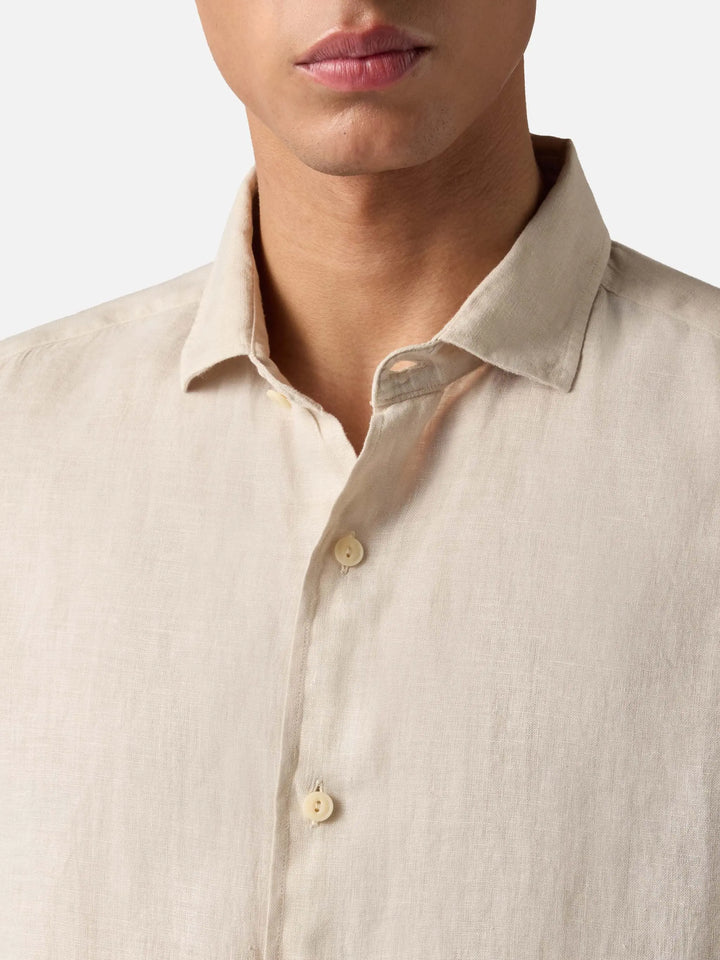 PAMPLONA MEN CLASSIC SHIRT LINEN MC2 SAINT BARTH