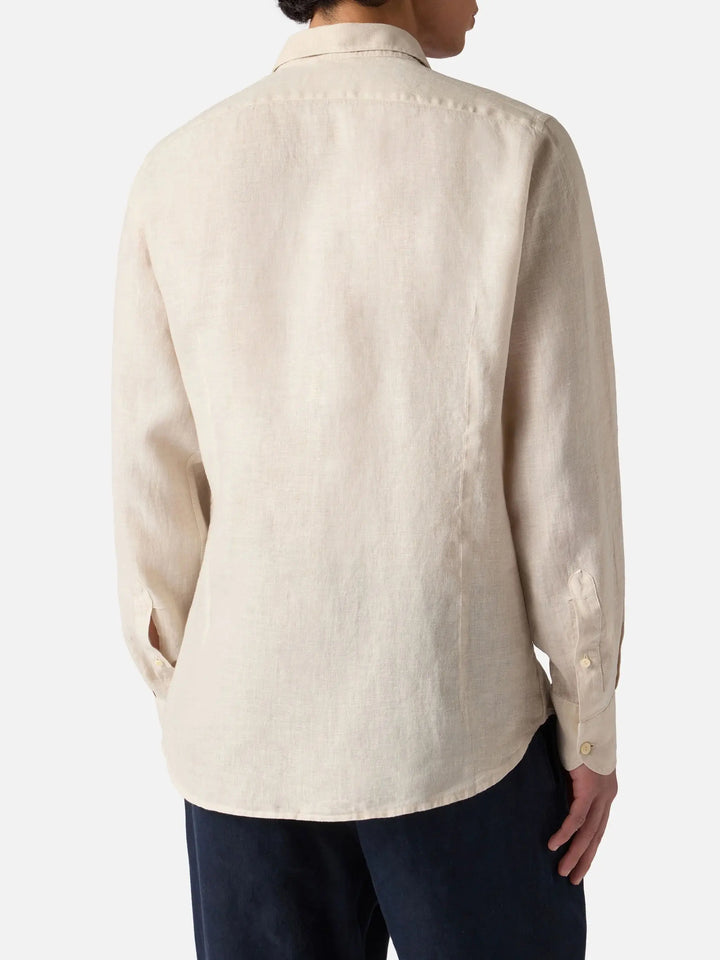 PAMPLONA MEN CLASSIC SHIRT LINEN MC2 SAINT BARTH