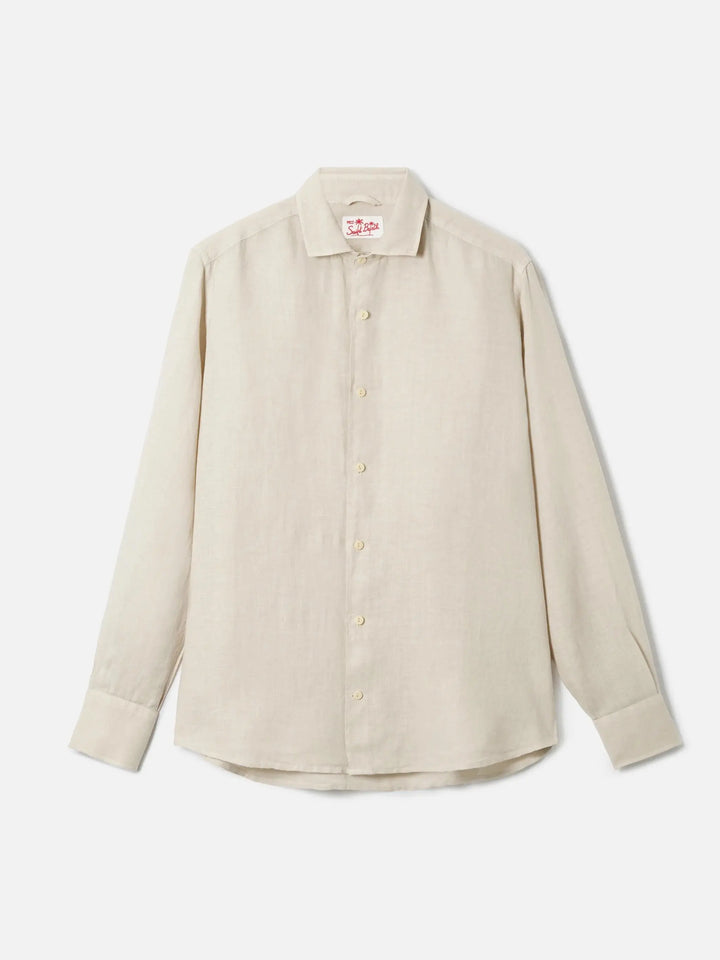 PAMPLONA MEN CLASSIC SHIRT LINEN MC2 SAINT BARTH