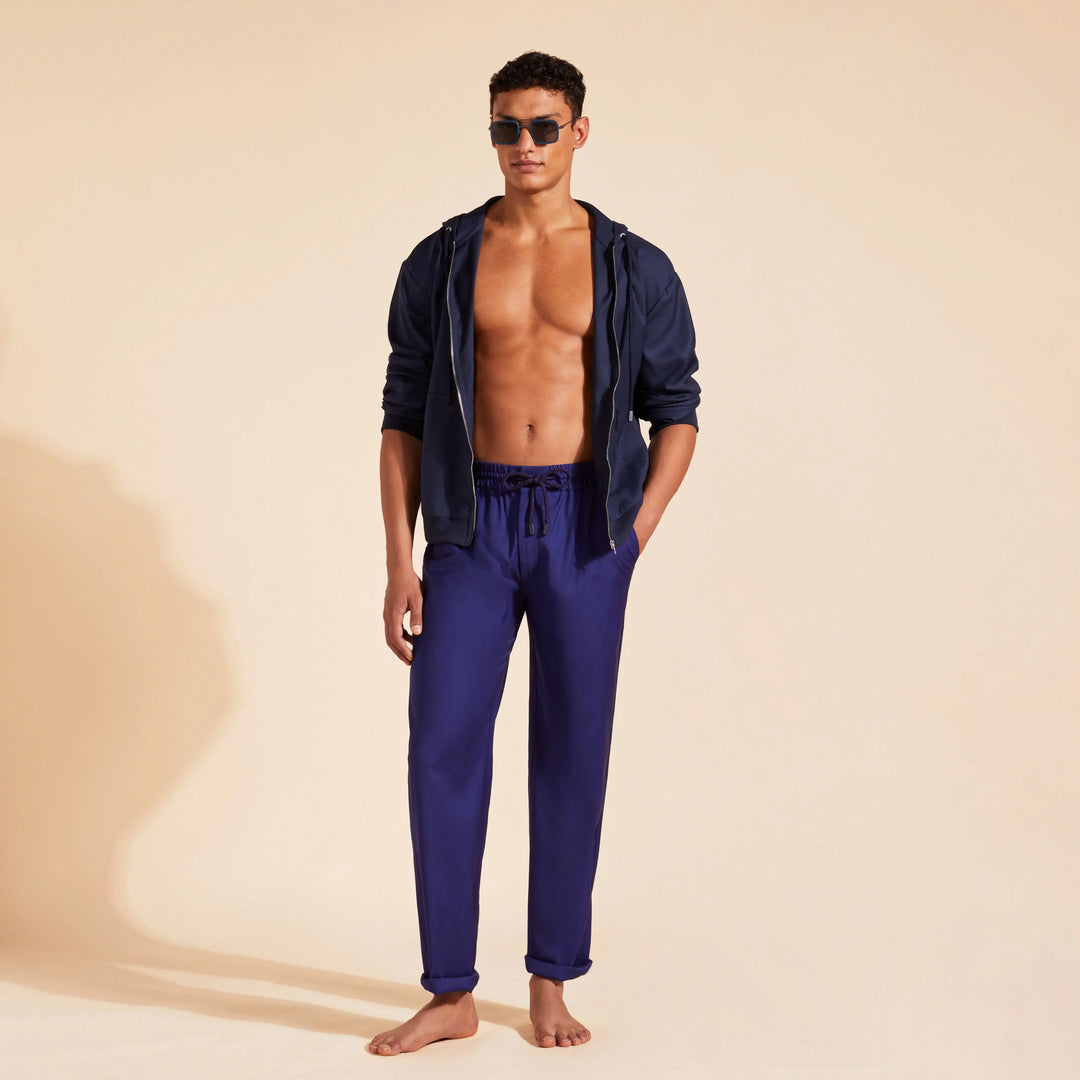 PANTALON EN LAINE PARC UNI MINUIT - BeachLife Concept