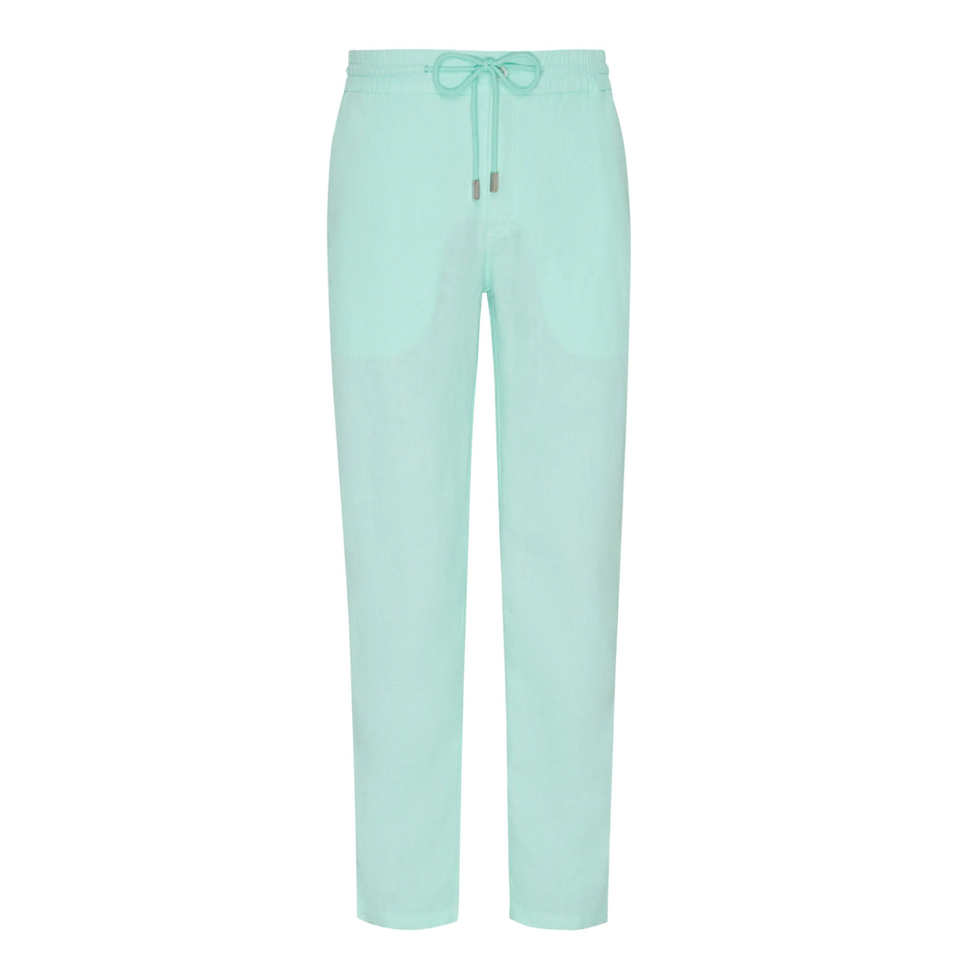 PANTALON EN LIN PARC UNI LAGON - BeachLife Concept