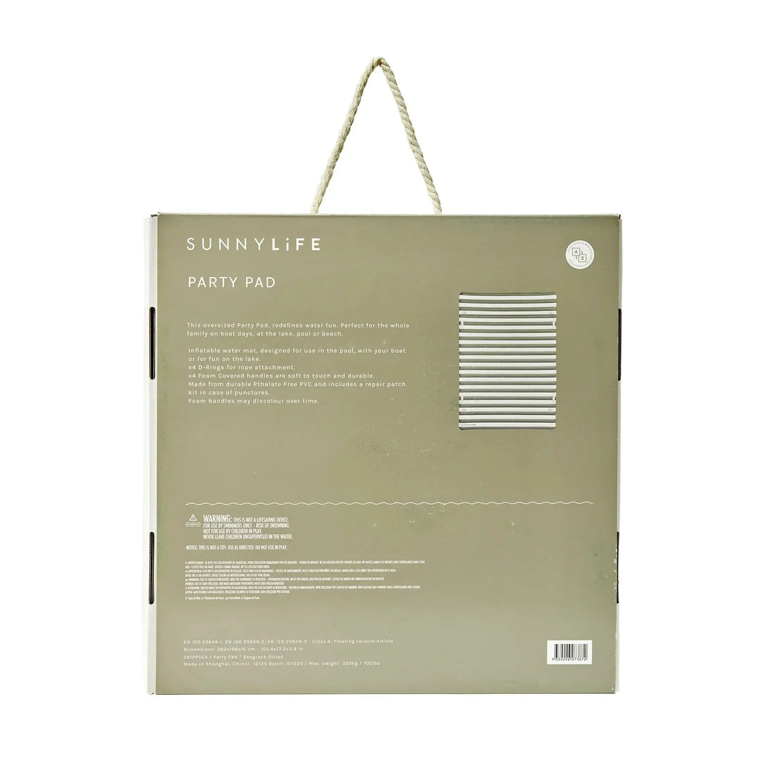 PARTY PAD SEAGRASS STRIPE SUNNYLIFE