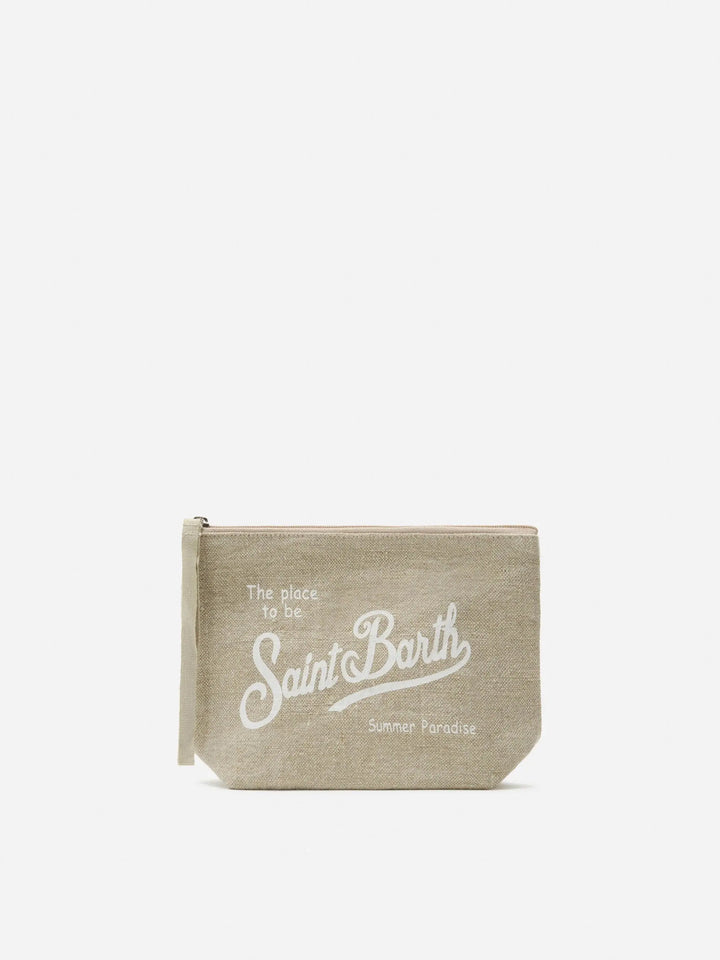 POCHETTE ALINE LINEN MC2 SAINT BARTH