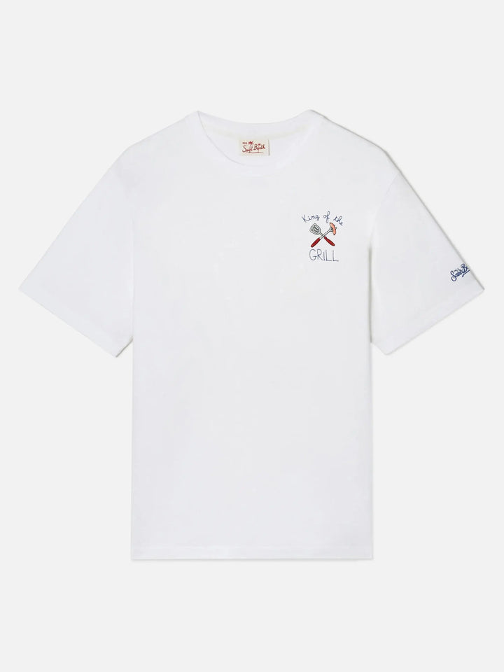 PORTOFINO MAN COTTON T-SHIRT MC2 SAINT BARTH