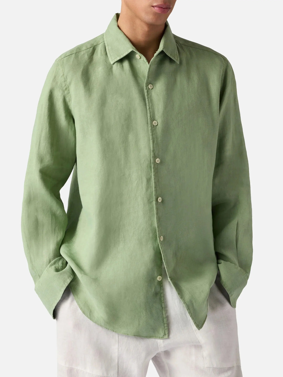 RAPHAEL MEN SHIRT LINEN VINTAGE MC2 SAINT BARTH
