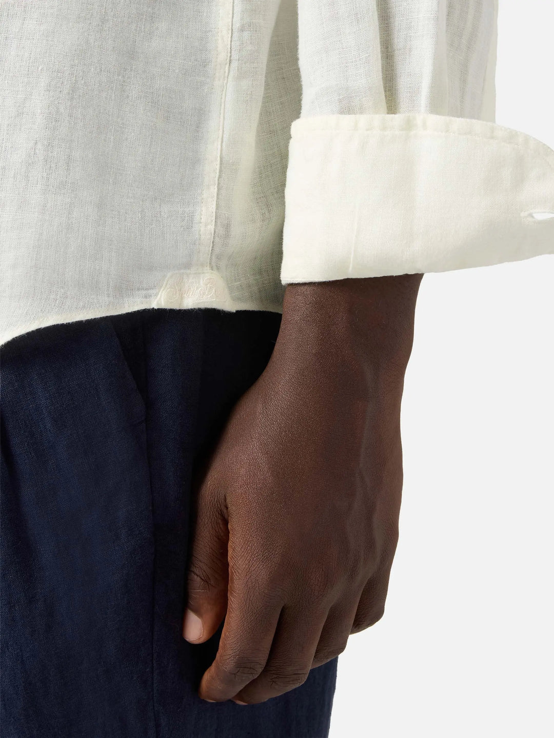 RAPHAEL MEN SHIRT LINEN VINTAGE MC2 SAINT BARTH