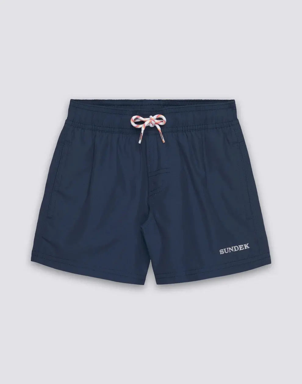 REPREVE® RECYCLED POLYESTER BOYS' SWIMSHORTS WITH TRICOLOUR DETAILS SUNDEK