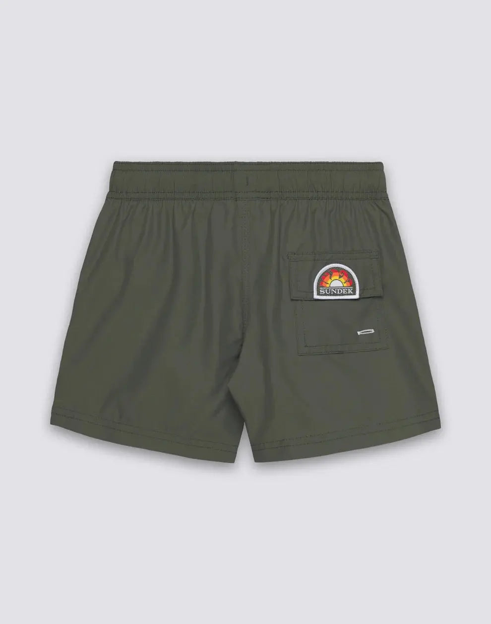 REPREVE® RECYCLED POLYESTER BOYS' SWIMSHORTS WITH TRICOLOUR DETAILS SUNDEK