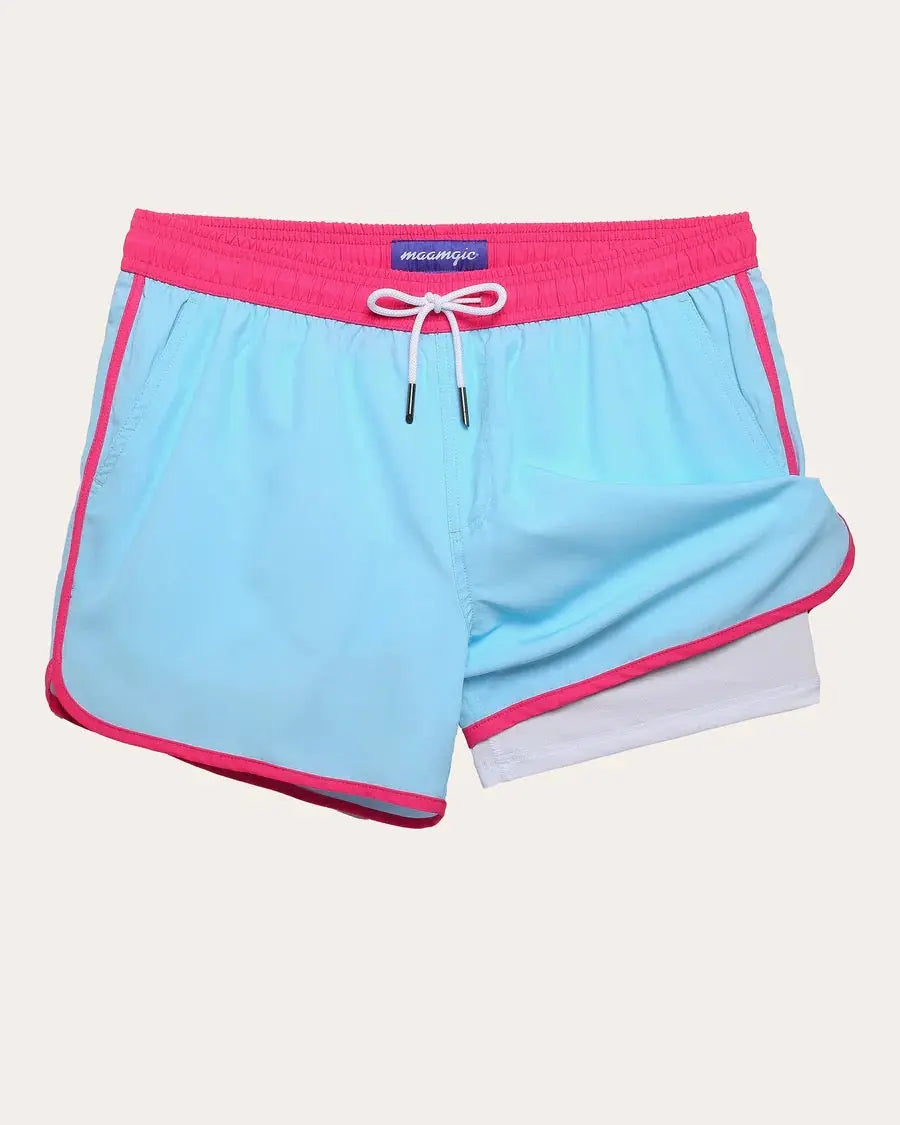 RETRO 70S COMFY SWIM TRUNKS MAAMGIC