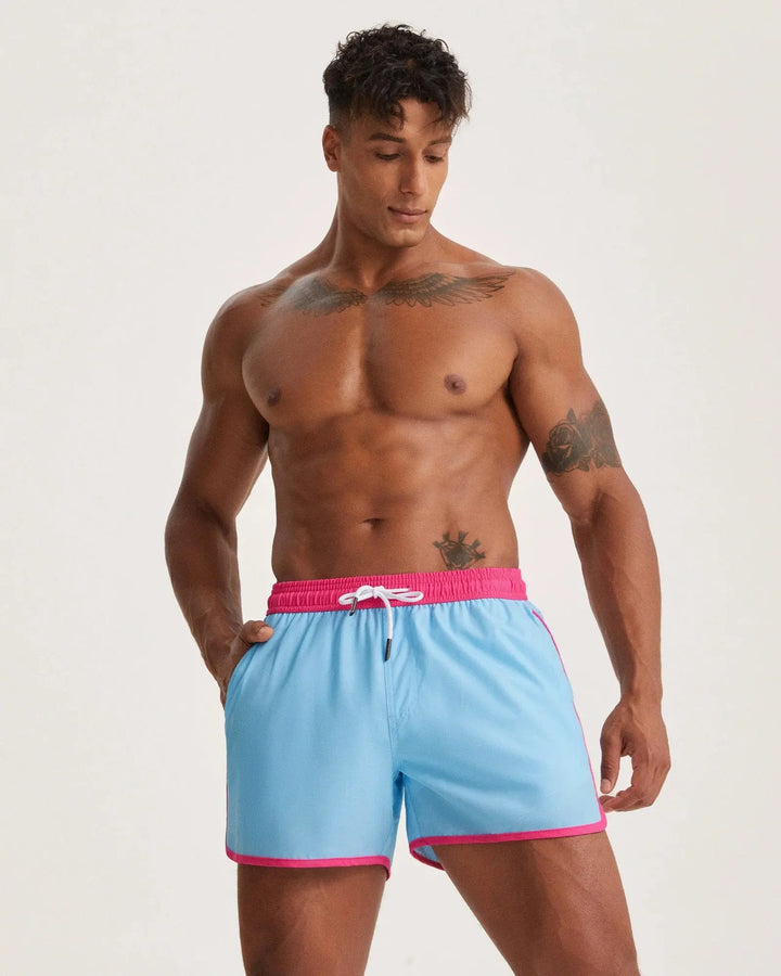 RETRO 70S COMFY SWIM TRUNKS MAAMGIC