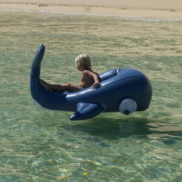 LUXE RIDE-ON FLOAT MOBY DICK NAVY