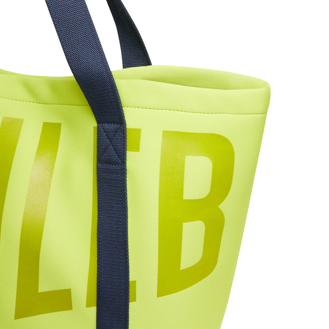 SAC DE PLAGE LARGE EN NEOPRENE UNI CHARTREUSE - BeachLife Concept
