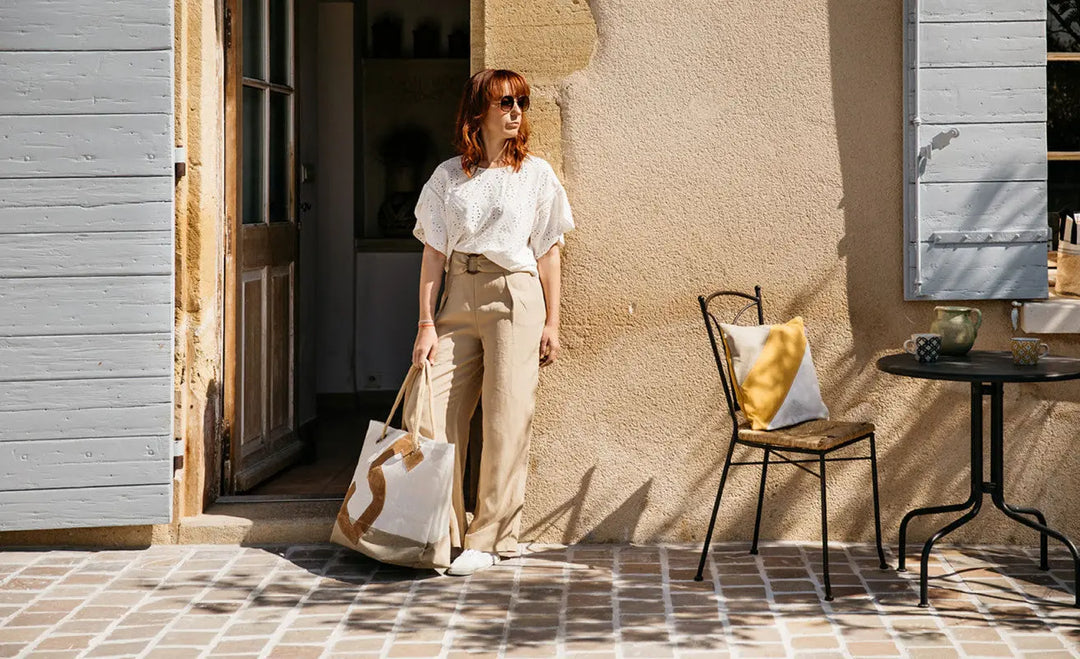 SAC DE VOYAGE CARLA LIN & CUIR AMBRE BeachLife Concept