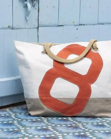 SAC DE VOYAGE CARLA LIN & CUIR CORAIL BeachLife Concept