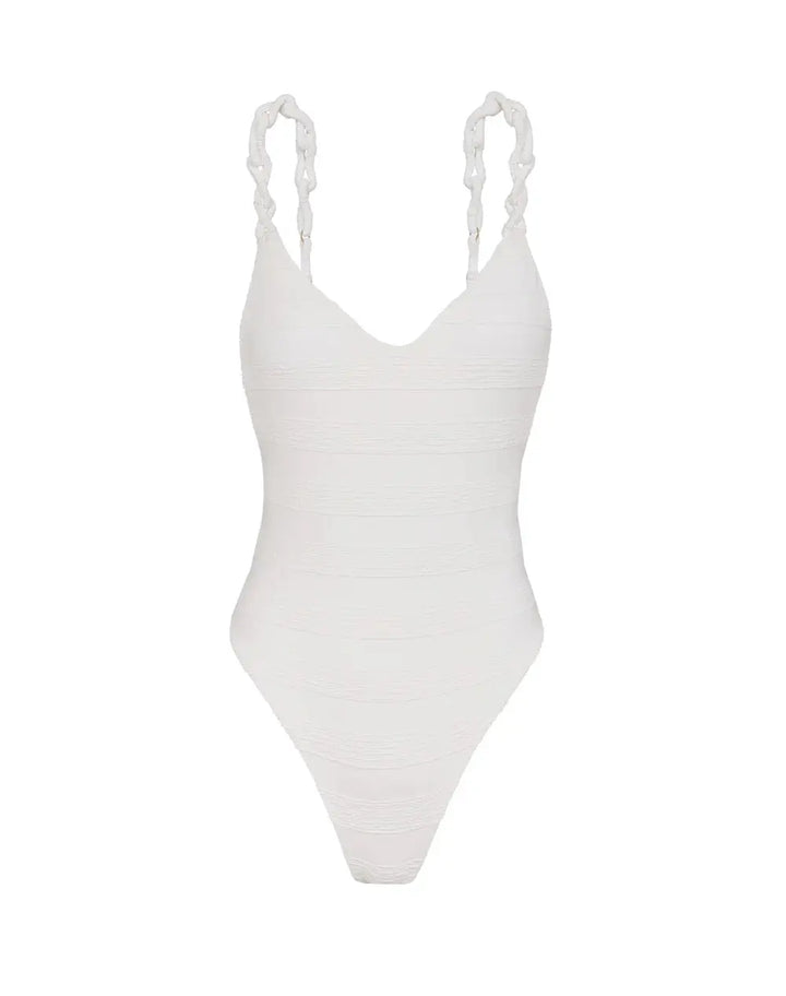 SAVYON LEANNE ONE PIECE BR OFF WHITE BeachLife Concept