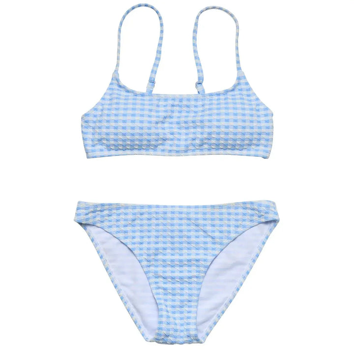 SEASIDE GINGHAM TEEN CROP BIKINI SNAPPER ROCK